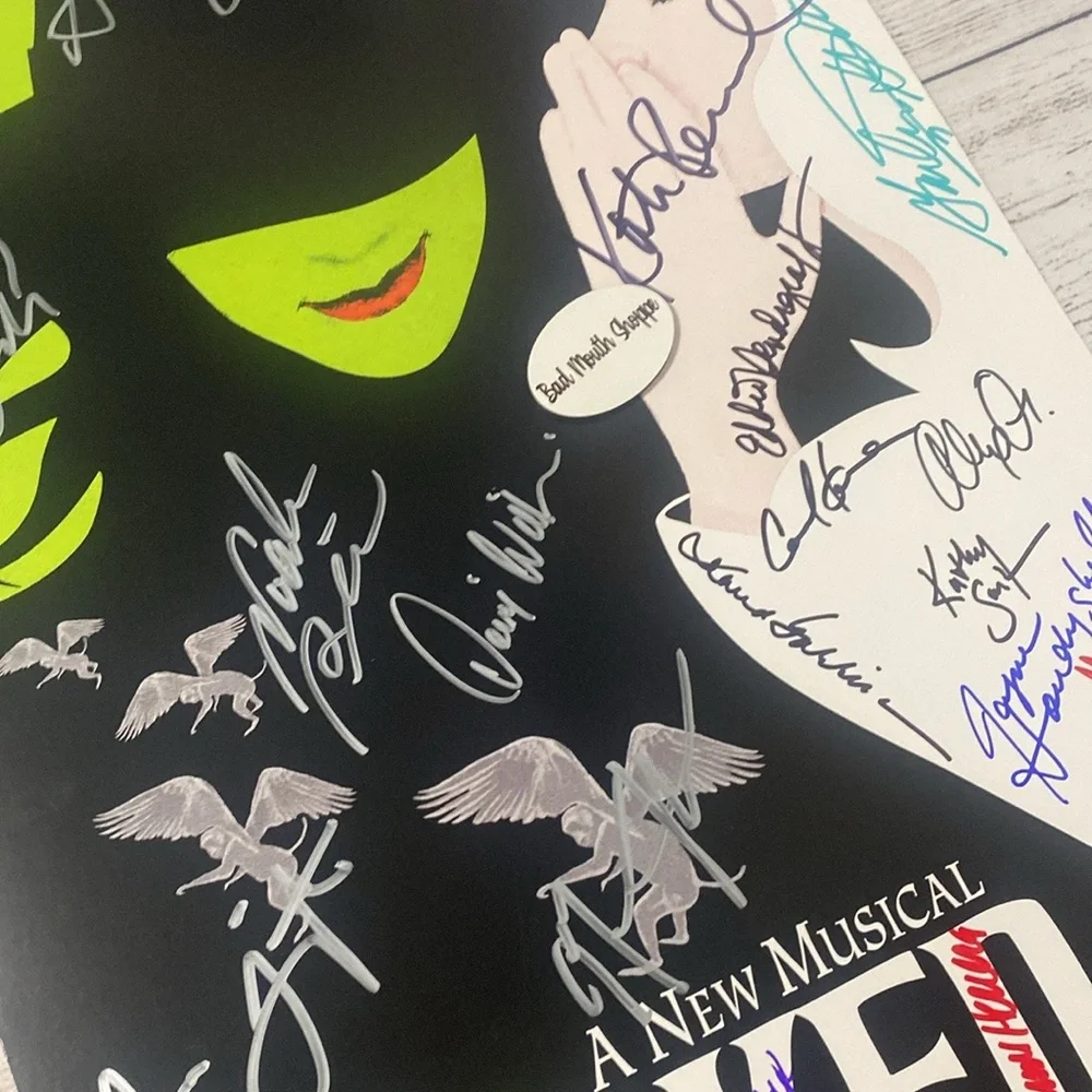 Wicked Broadway New York City Signed Production Poster - Picture 3 of 6